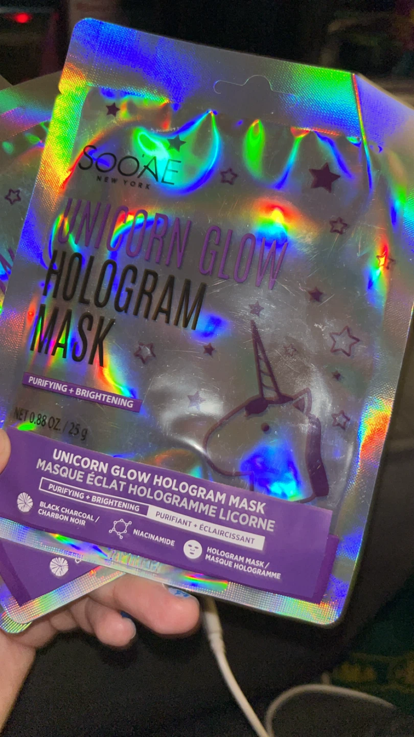 SOOAE Unicorn Glow Hologram Mask - photo 3