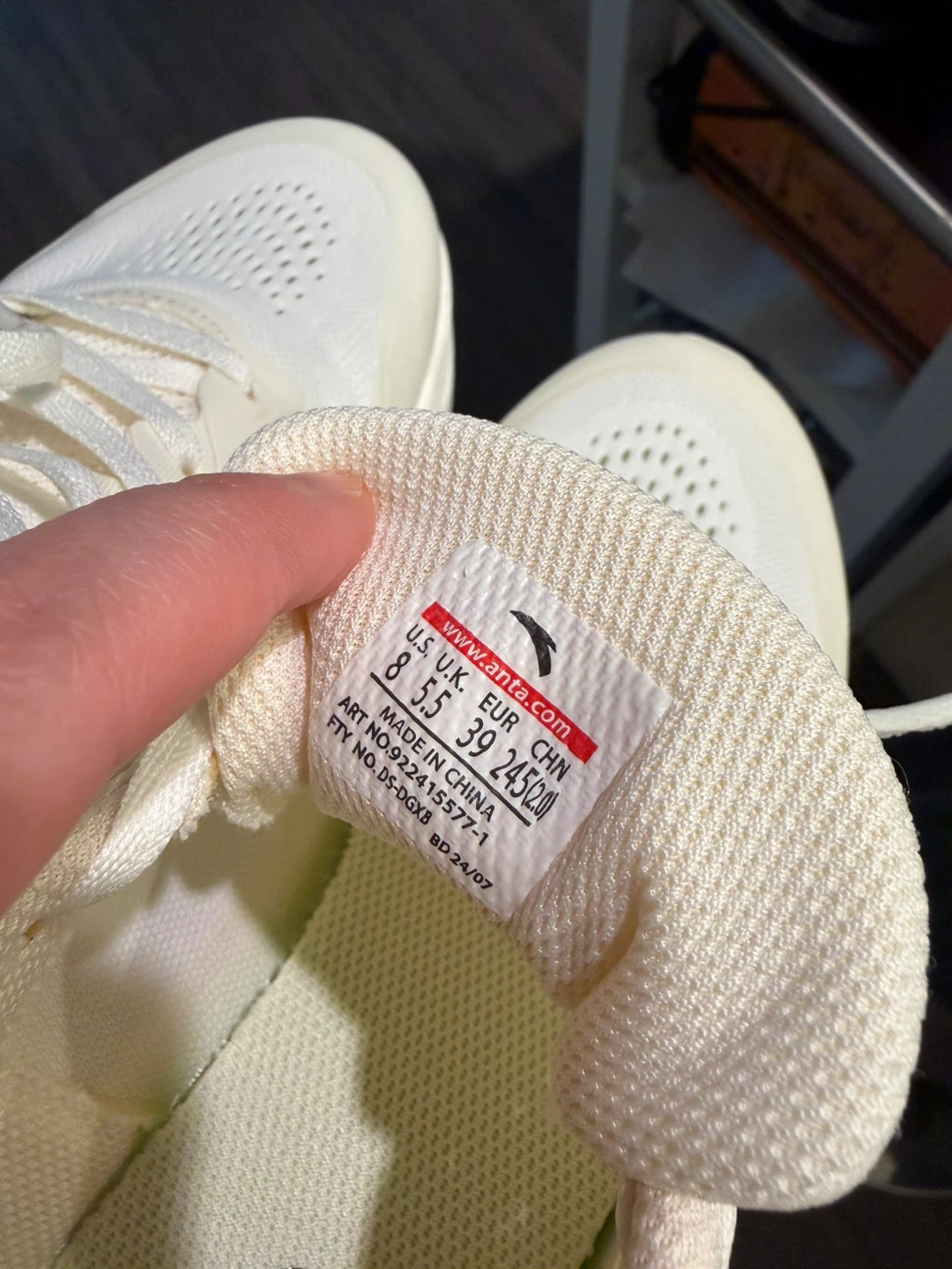 Anta White Running Shoes - photo 3