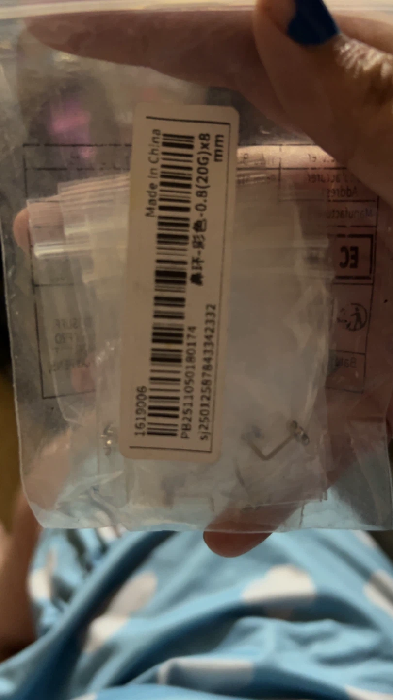 0.8  20g nose rings