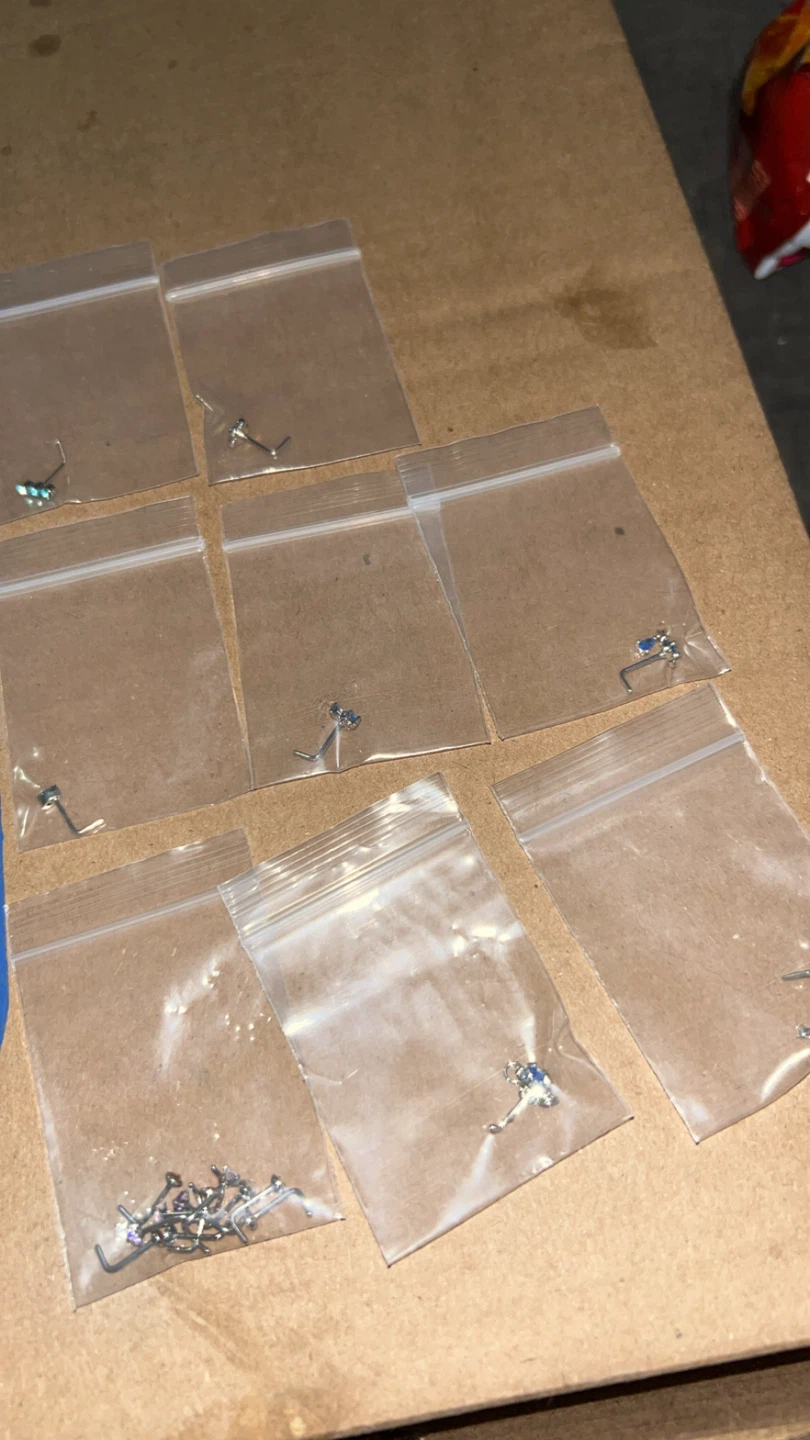 0.8  20g nose rings - photo 4