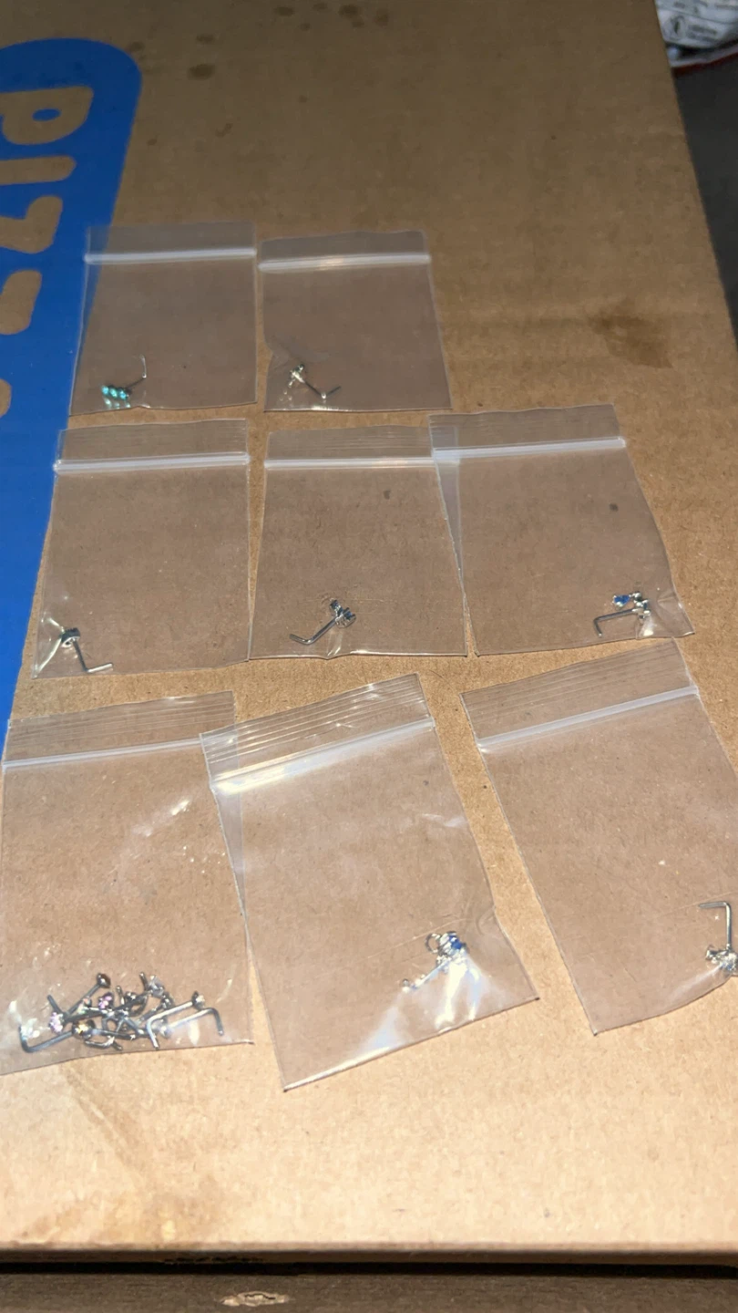 0.8  20g nose rings - photo 5