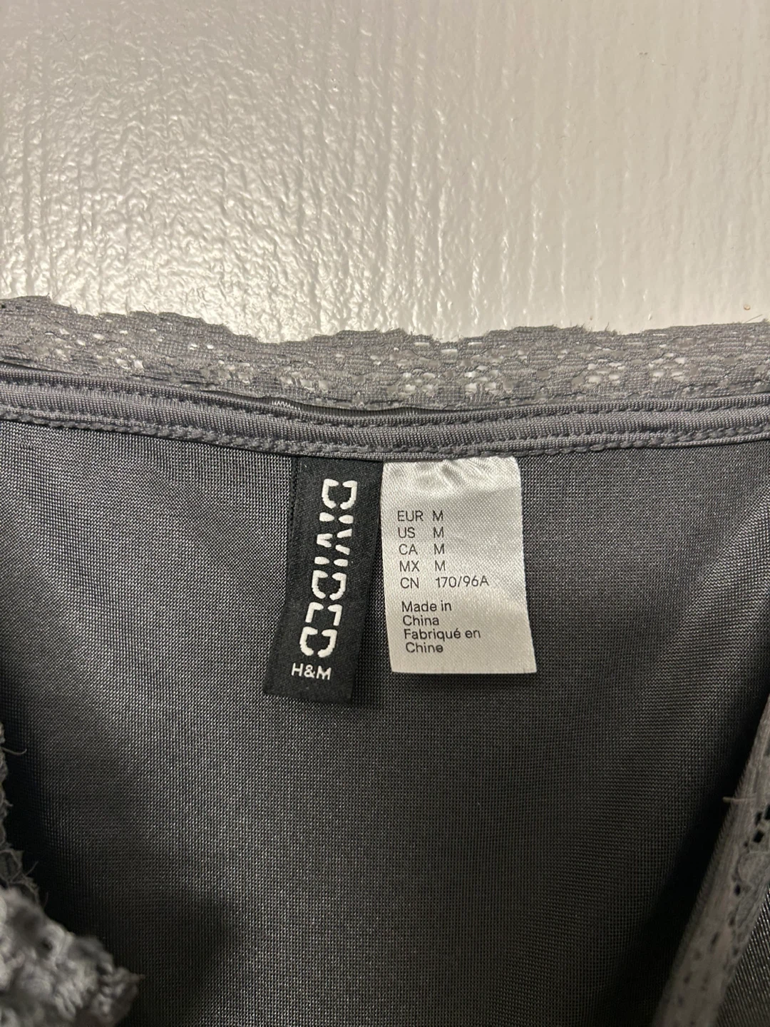 Grey Satin Slip Dress - photo 2