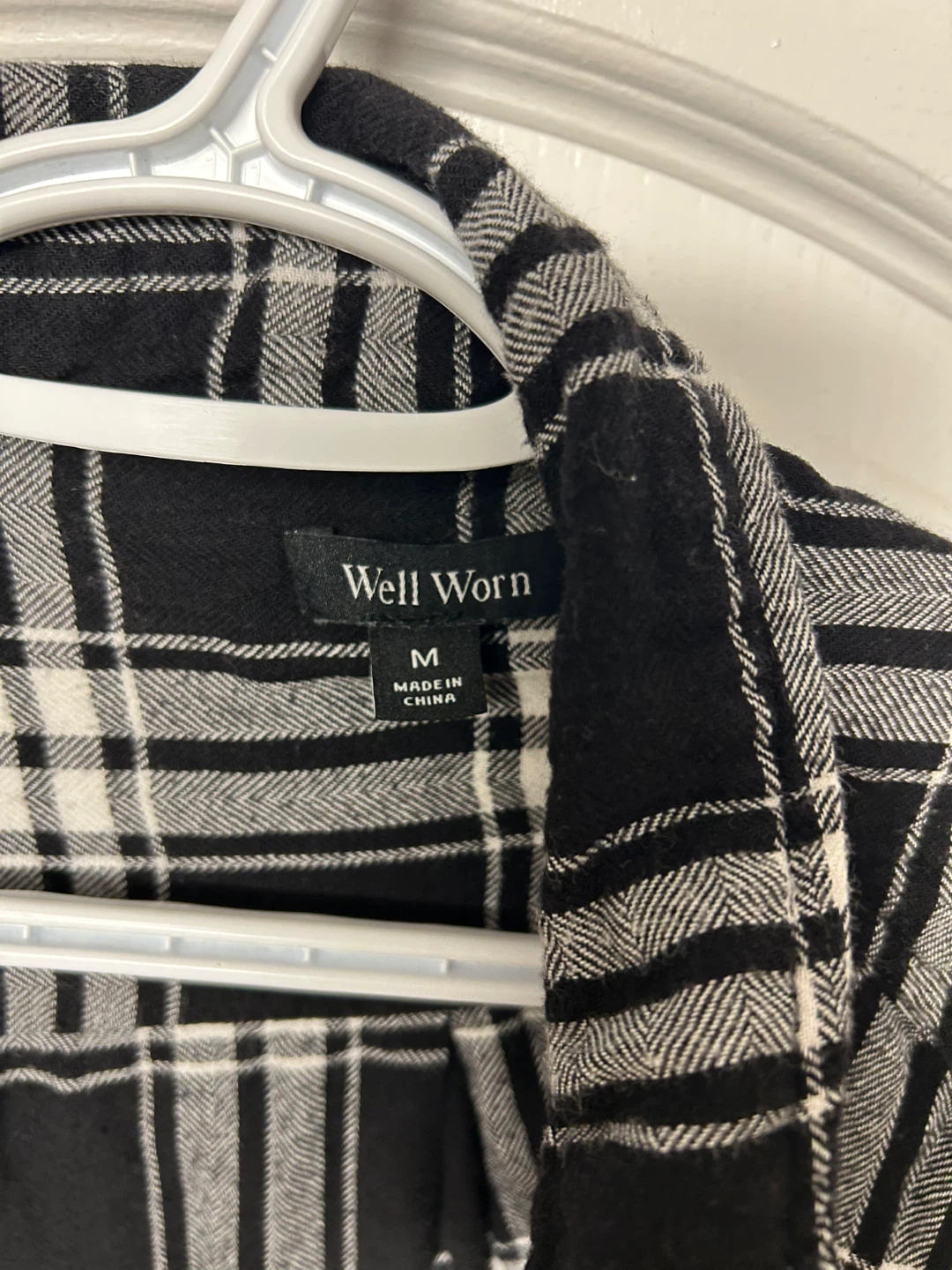 Black Plaid Flannel Shirt - photo 2