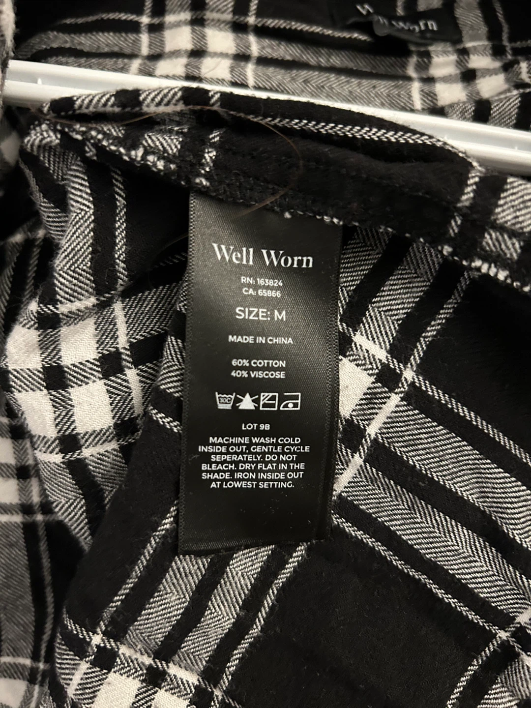 Black Plaid Flannel Shirt - photo 3