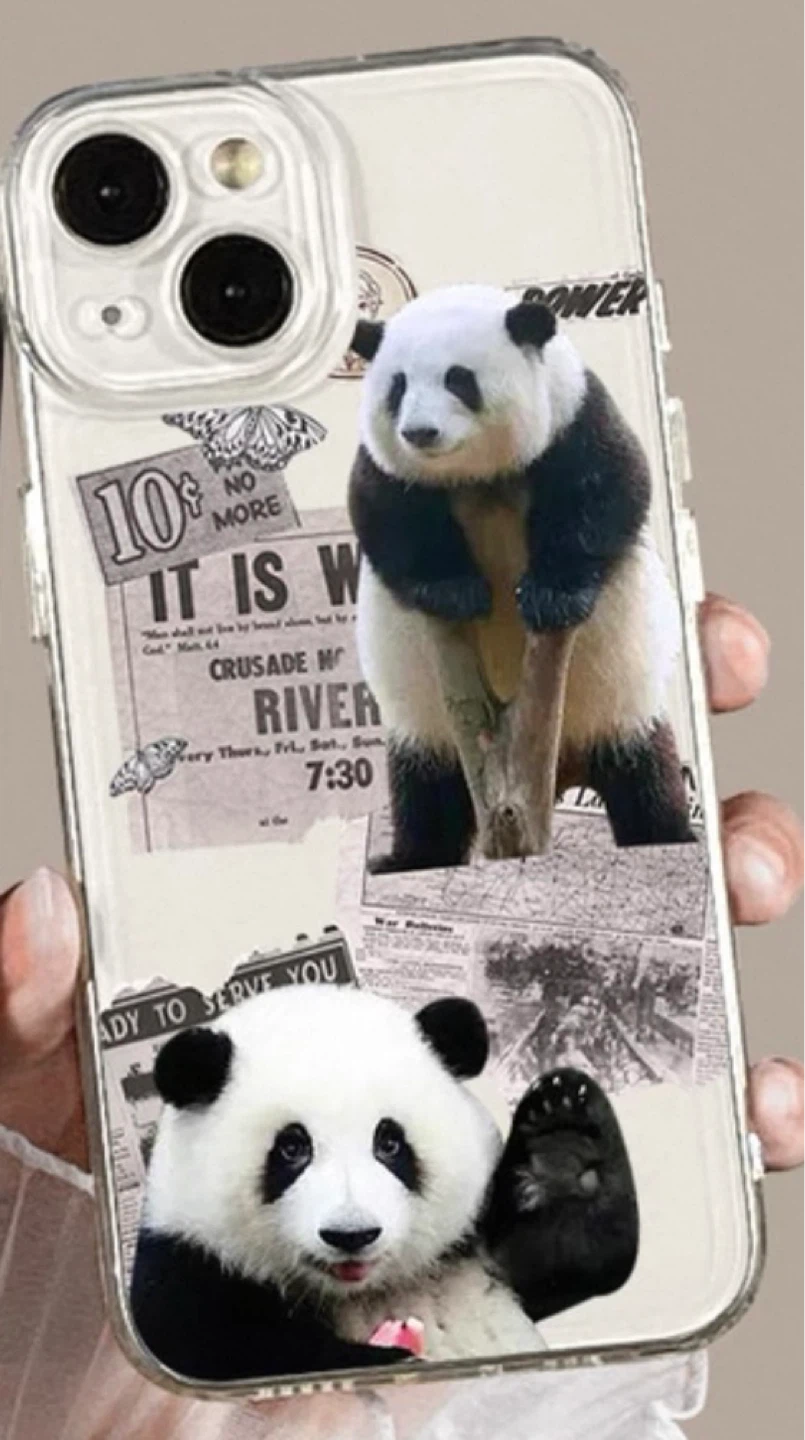Panda Print Phone Case - NEED TO SELL EVERYTHING