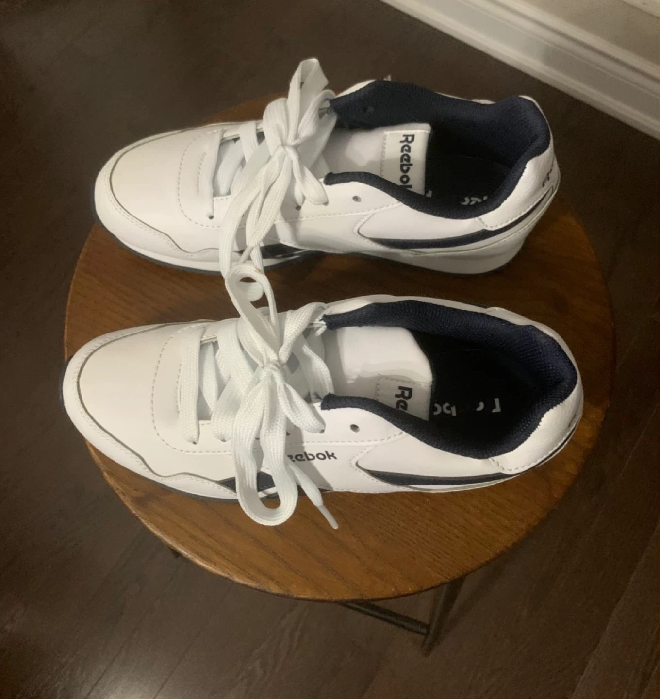 Reebok White and Navy Sneakers - NEED TO SELL EVERYTHING - photo 2