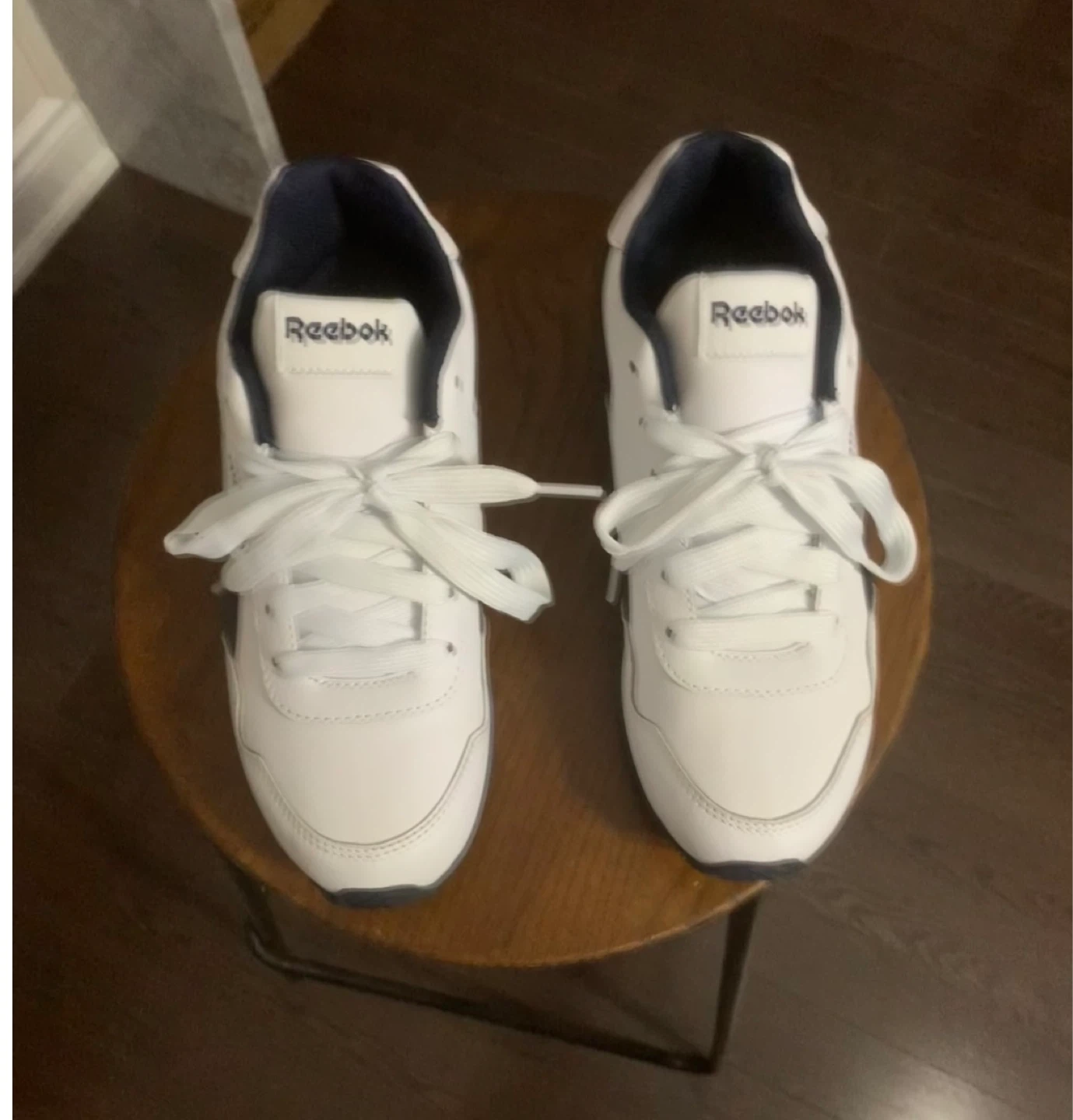 Reebok White and Navy Sneakers - NEED TO SELL EVERYTHING - photo 3