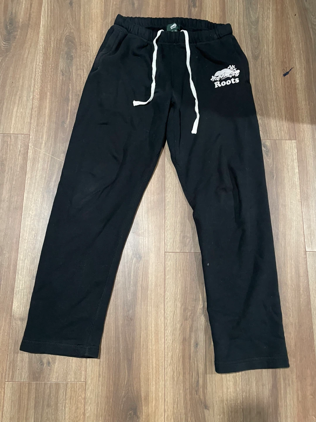 Roots Black Zip-Up Hoodie and Sweatpants Set - photo 2