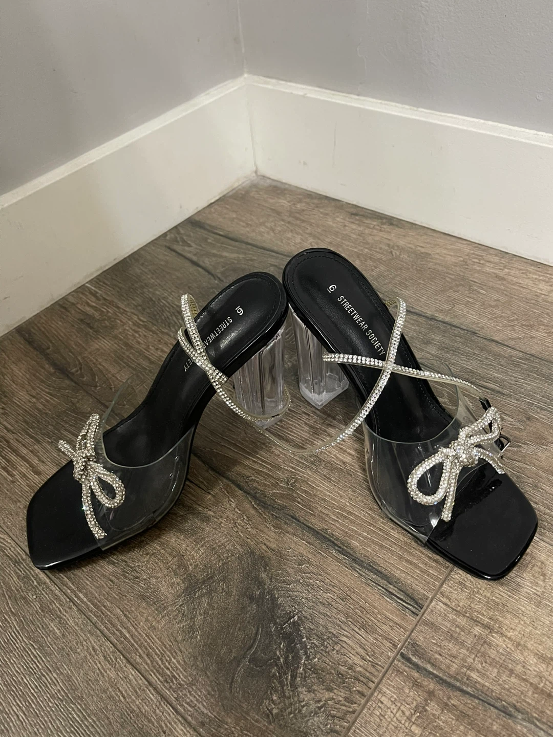 Glass-like Heels (Size 6)