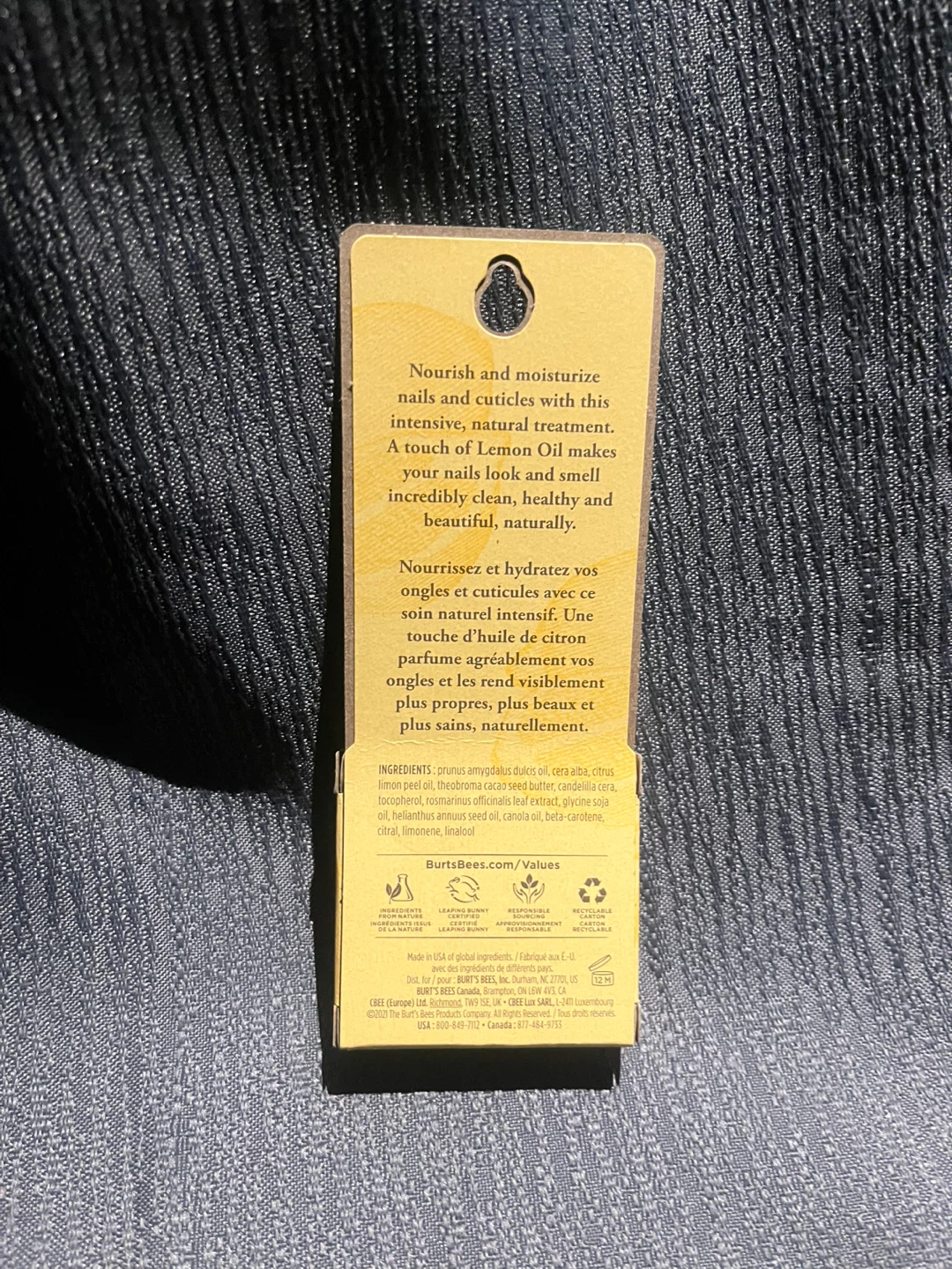 Burt's Bees Lemon Butter Cuticle Cream with Vitamin E - photo 2