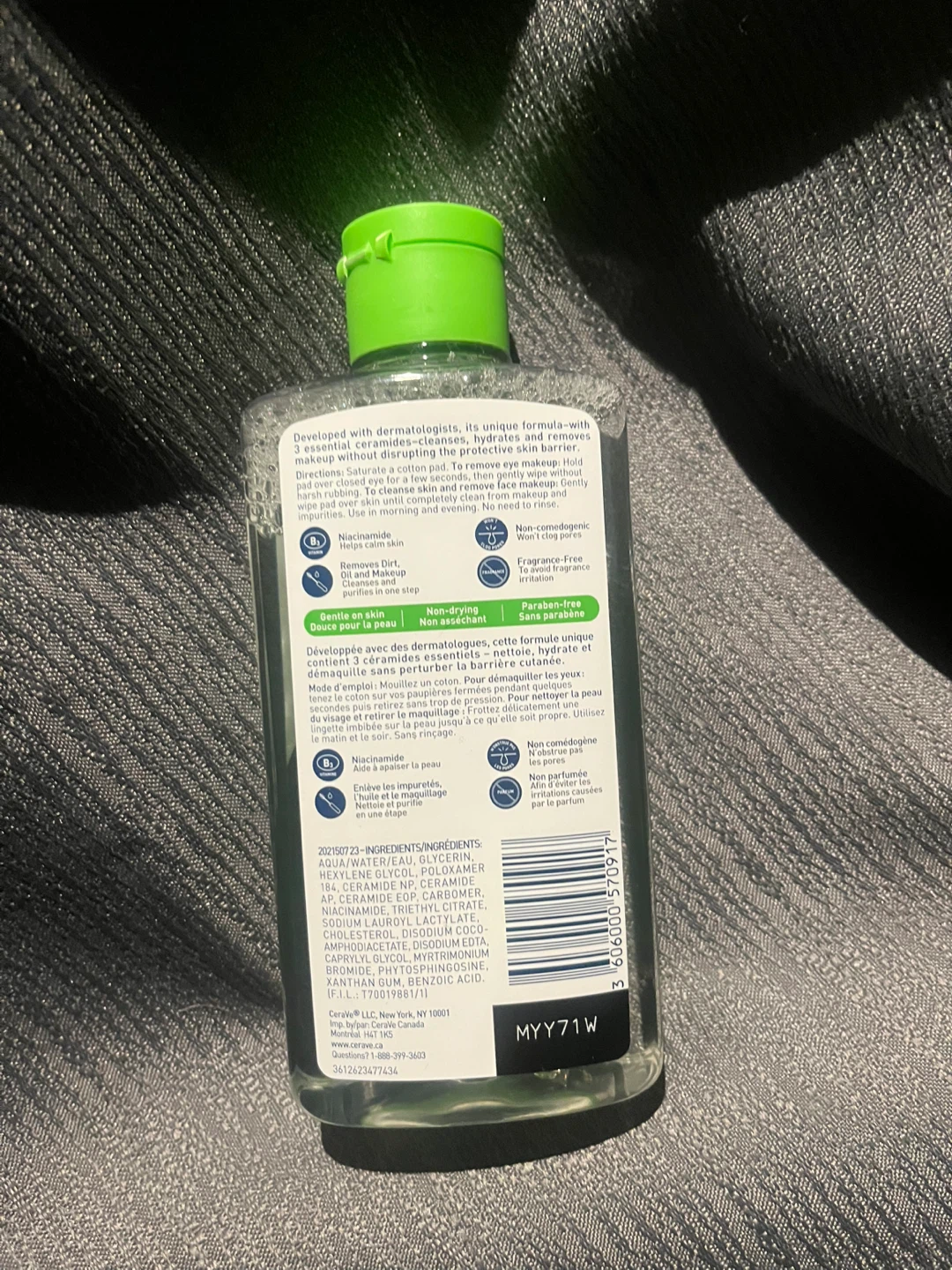 CeraVe Hydrating Micellar Water - 296 mL - photo 2