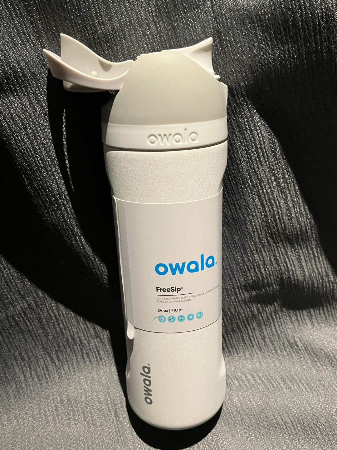 Owala FreeSip Insulated Water Bottle - White 24 oz