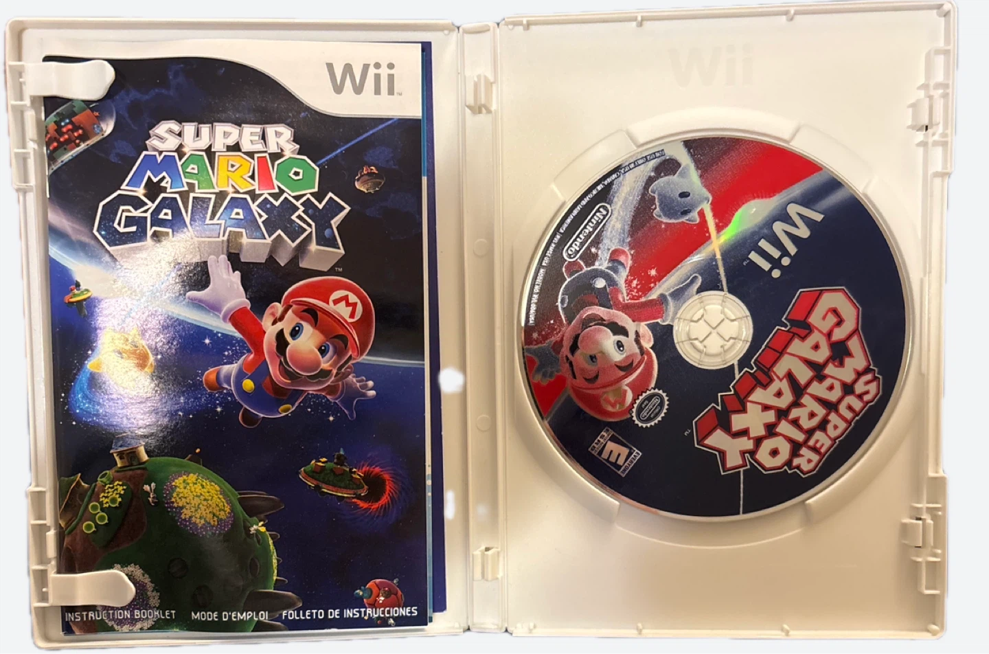 Nintendo Wii Super Mario Galaxy Game - photo 2