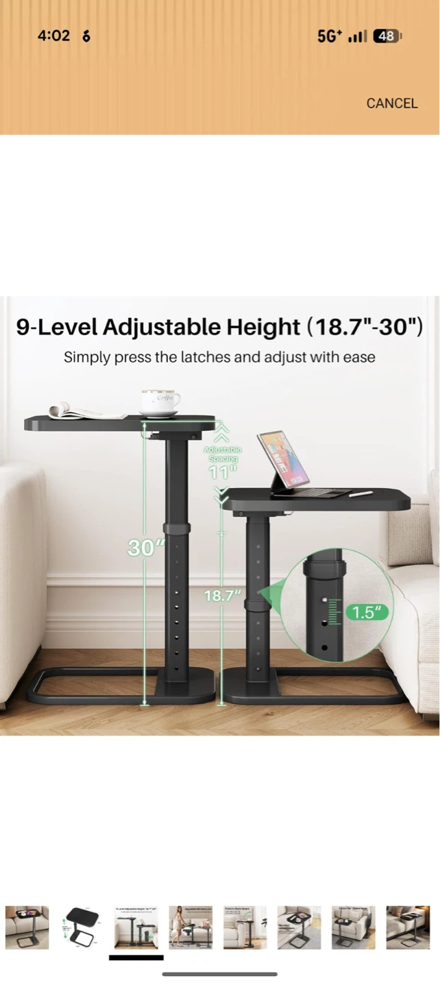 Adjustable Laptop Table