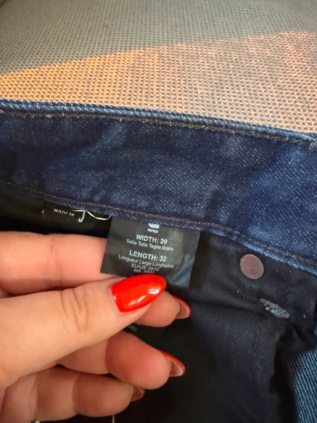 G-Star RAW Blue Tapered Jeans – W29 L32 - photo 2