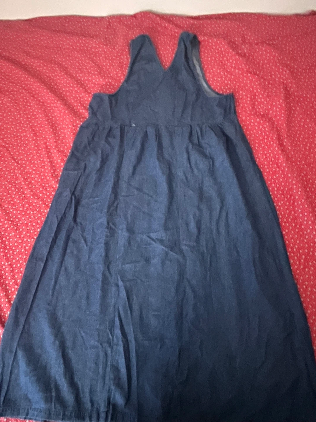Vintage Mainstreet Blues Denim Pinafore Dress Size A4 - photo 2
