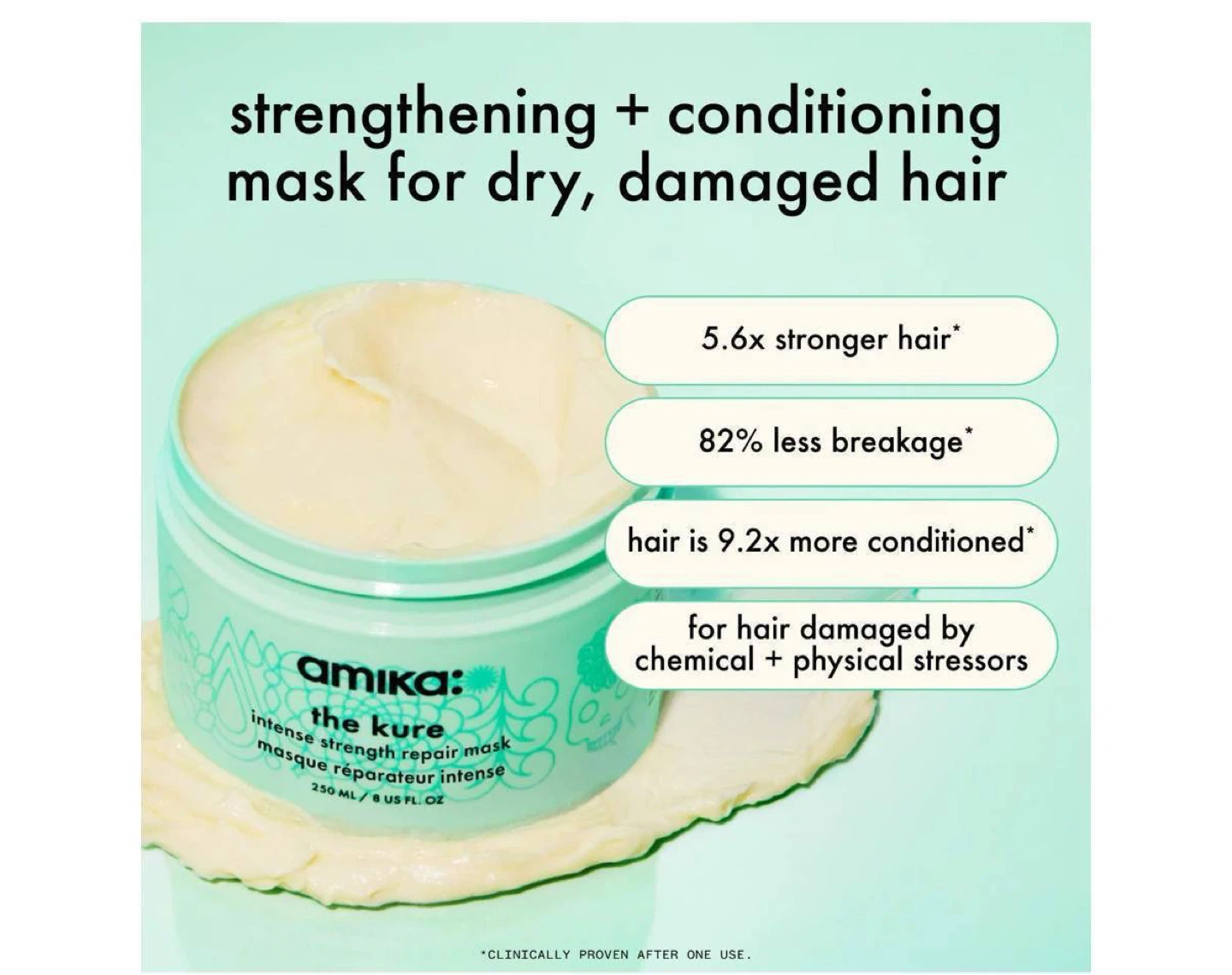 Amika The Kure Intense Strength Repair Mask - 50ml - photo 3