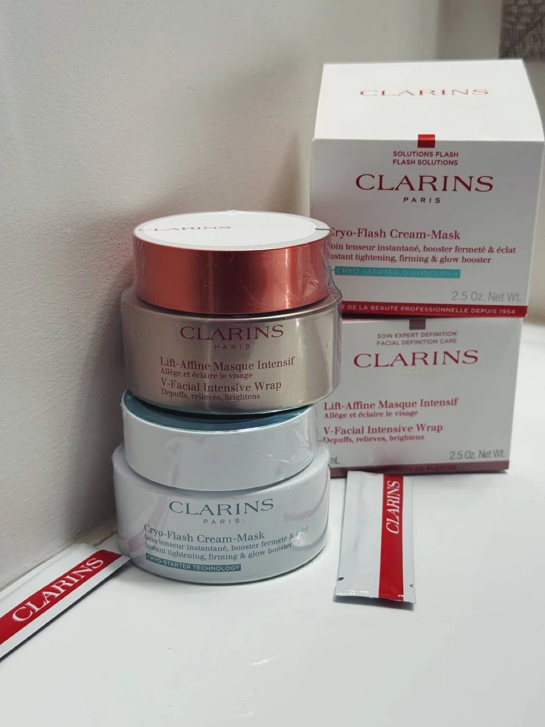 CLARINS — 2 Bestselling Face Masks( new sealed)