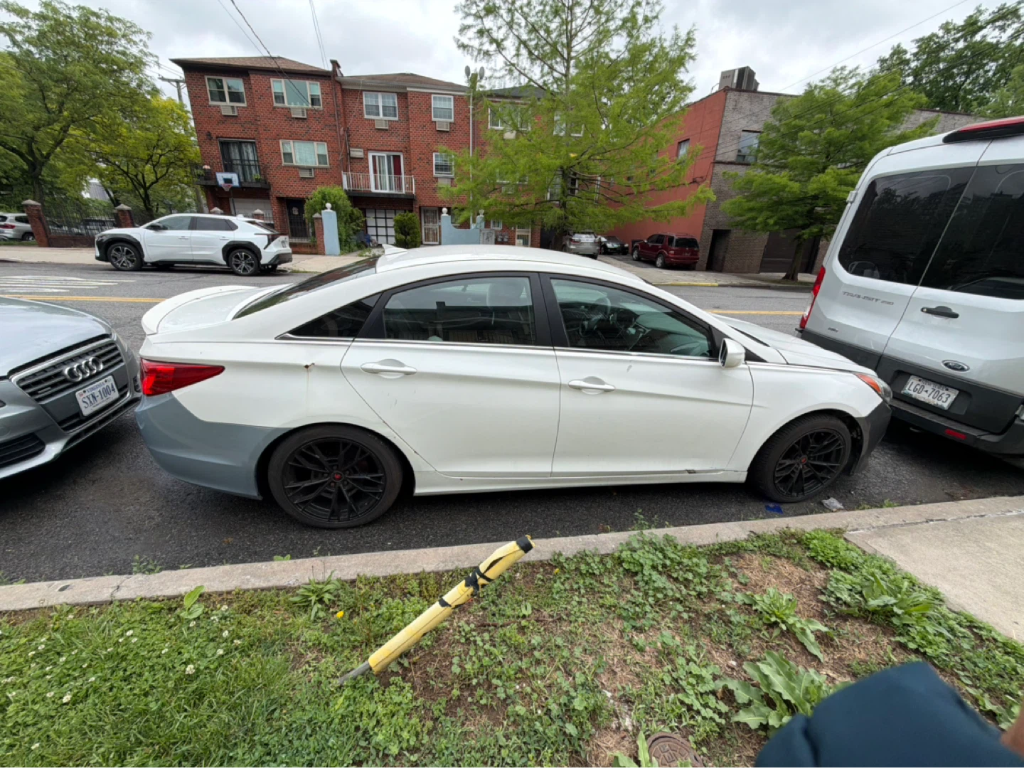 White Hyundai Sonata Sedan