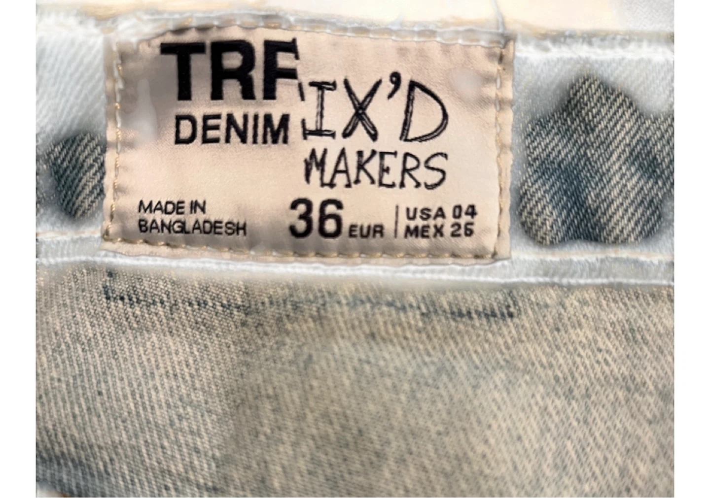 TRF IX'D MAKERS Hand-Painted Denim Jeans - photo 5