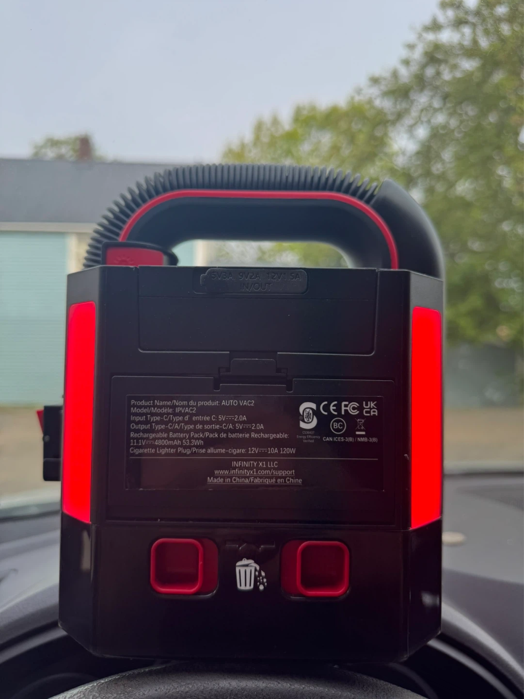 Infinity X1 Portable Car Vacuum Cleaner - photo 4
