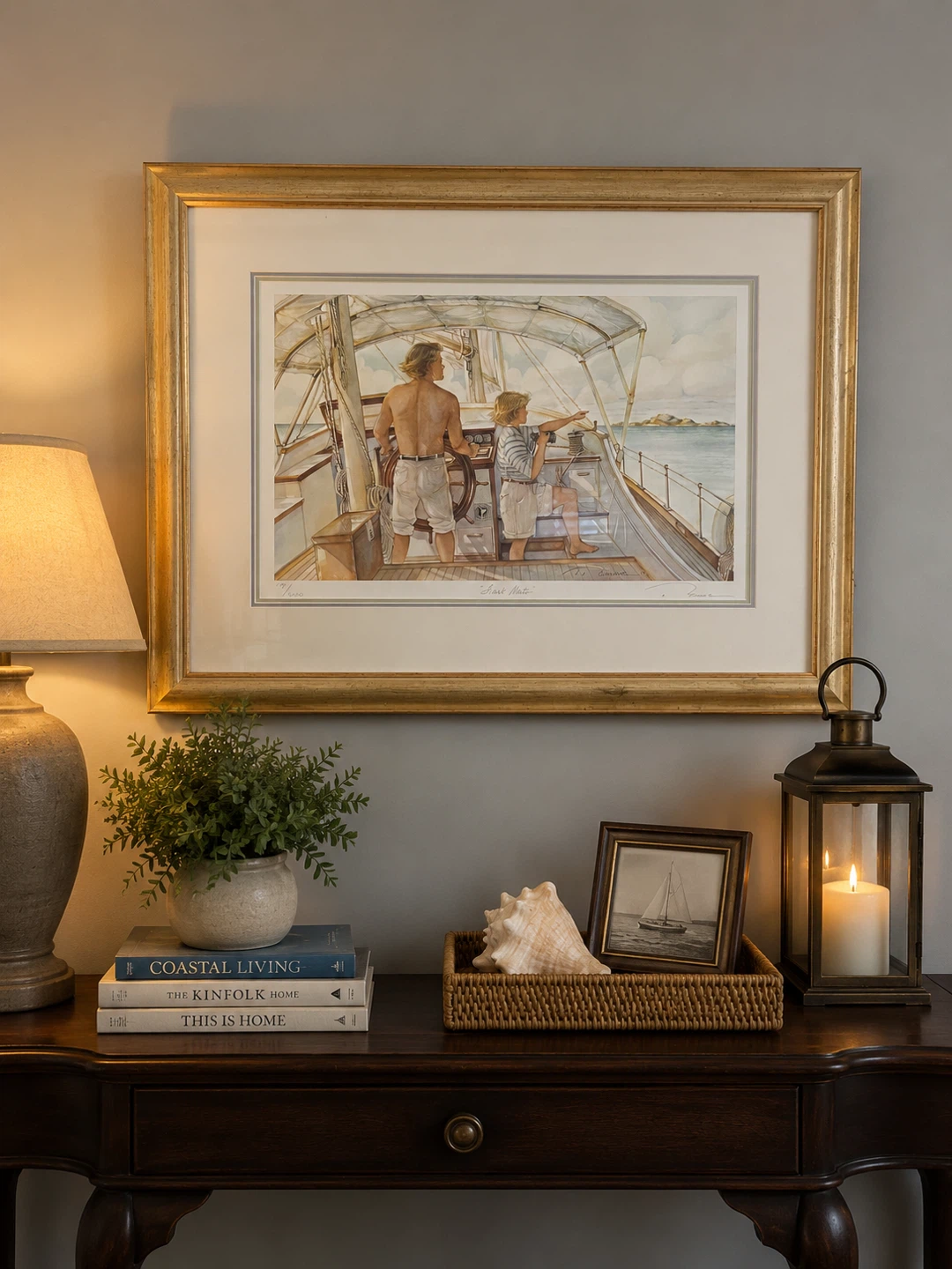 Trisha Romance "First Mate" Limited Edition Watercolour