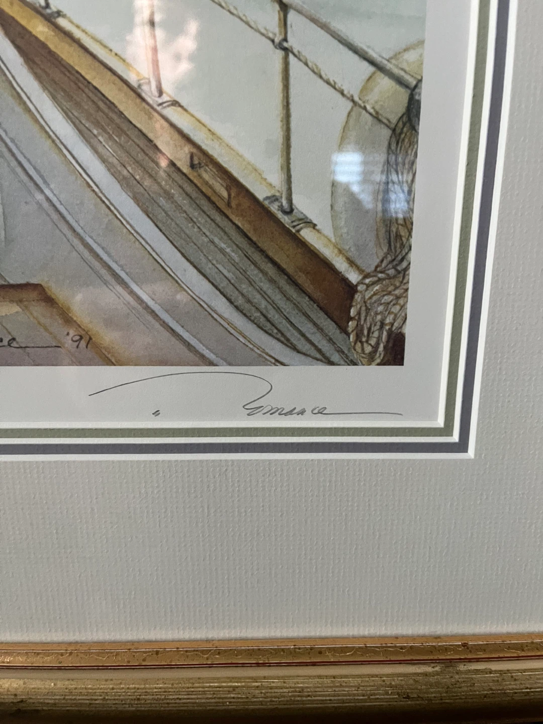 Trisha Romance "First Mate" Limited Edition Watercolour - photo 4