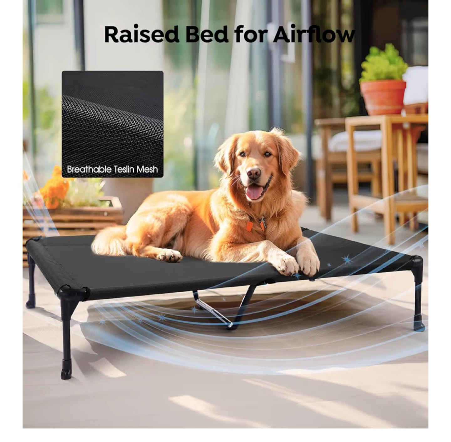 X-Large Ultimate Comfort Dog Bed - Waterproof & Raised - photo 5