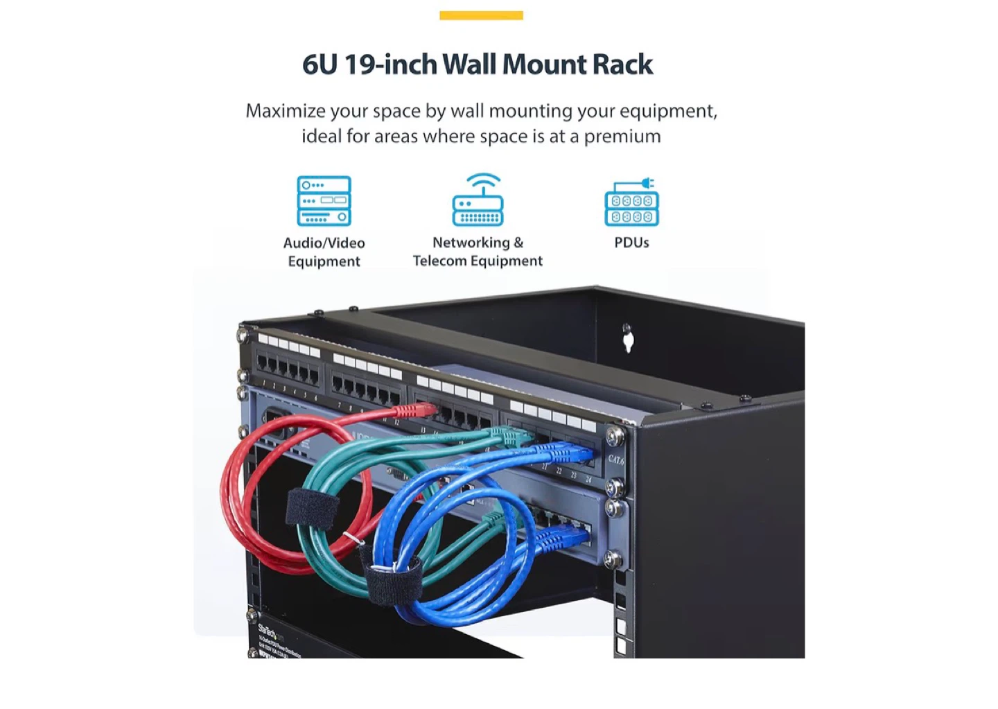 6U 19-inch Wall Mount Rack - photo 4