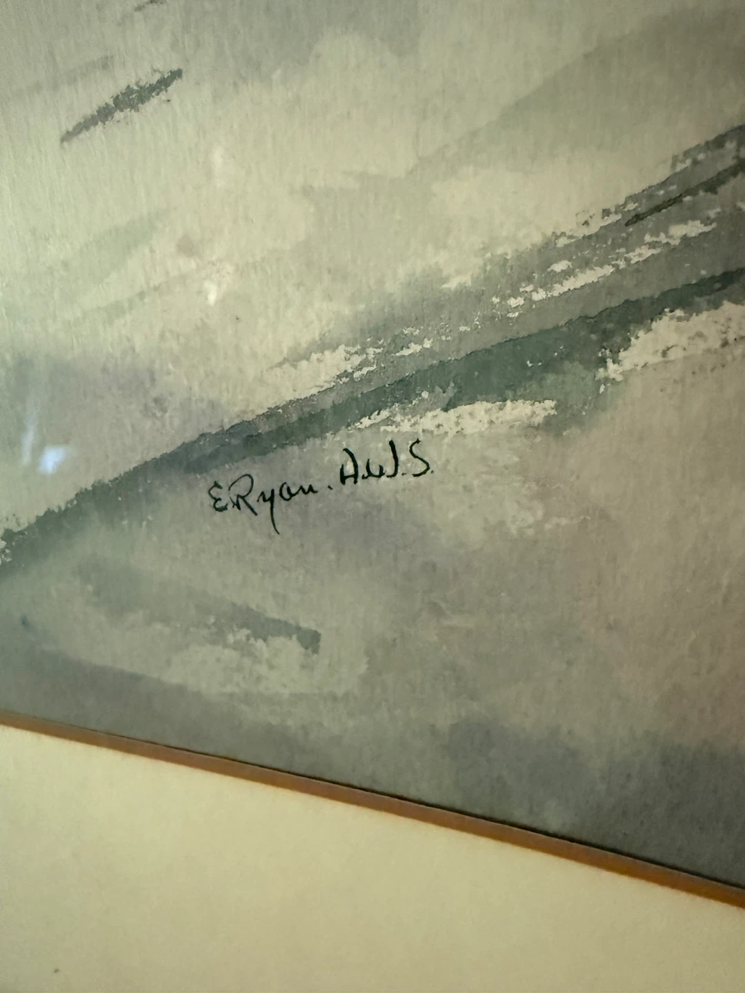 Watercolor painting signed - photo 2