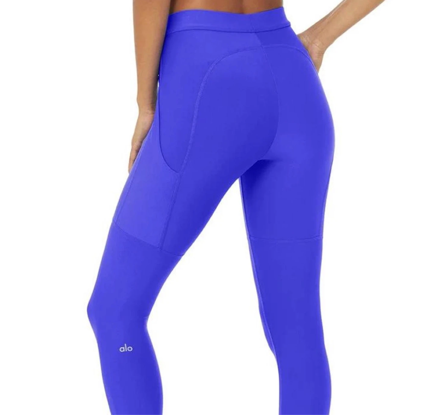Alo Yoga Blue Leggings with Pockets - photo 2