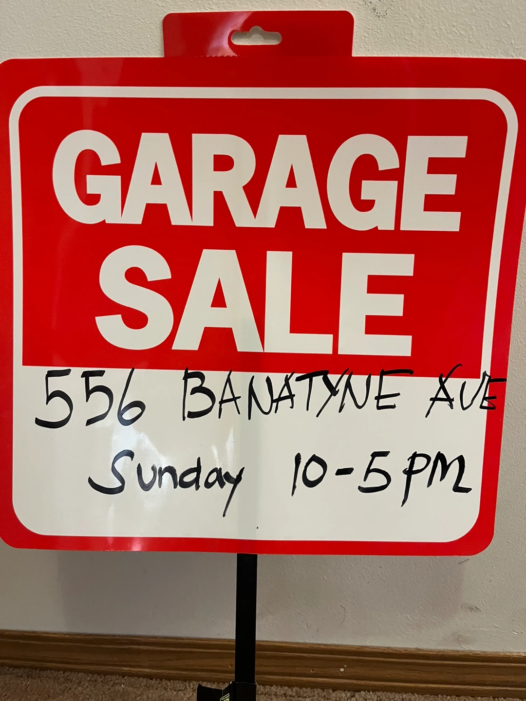 Garage Sale today at 556 Bannatyne Avenue
