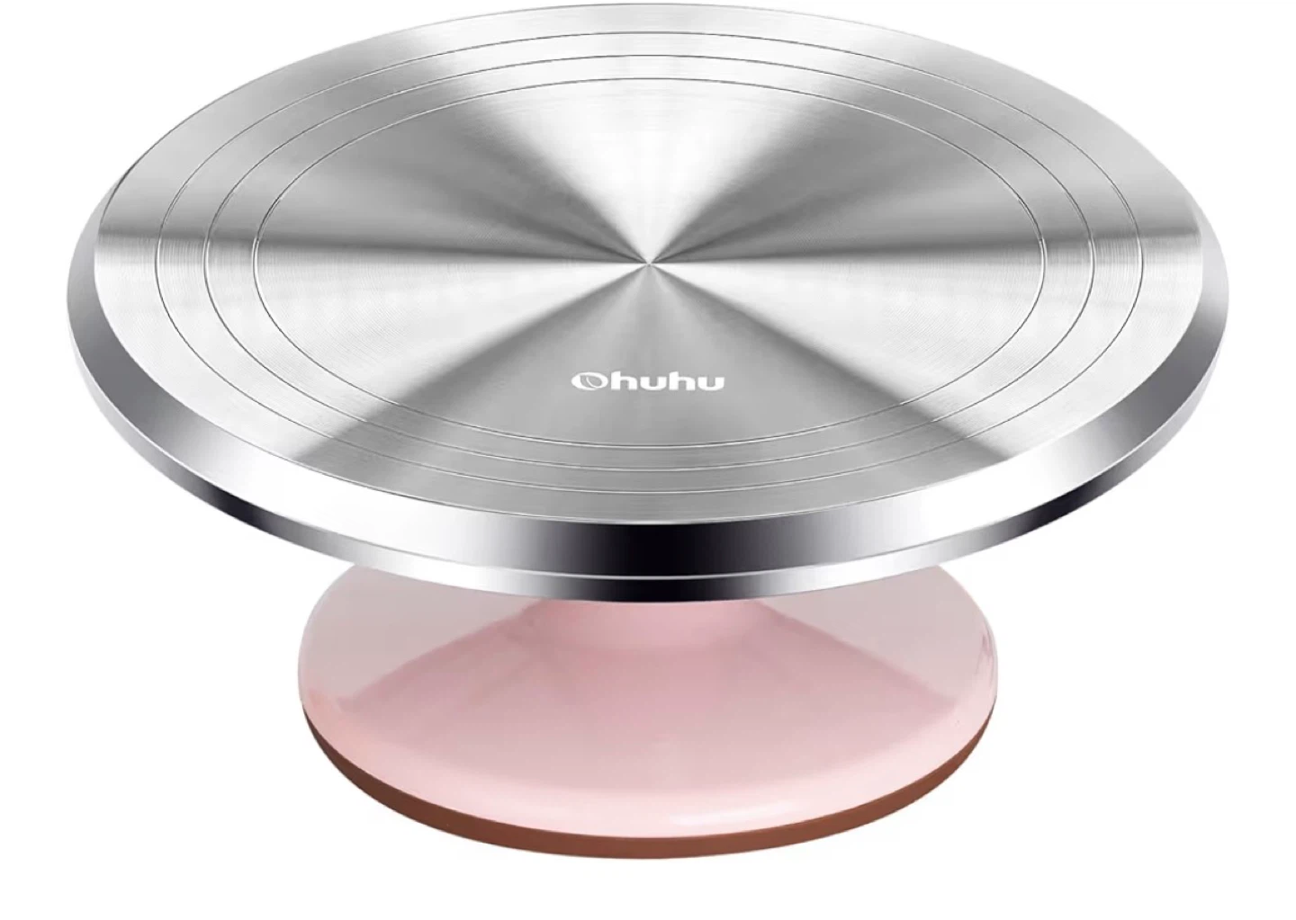 OHUHU Pro Cake Turntable 12.1" - Pink Base