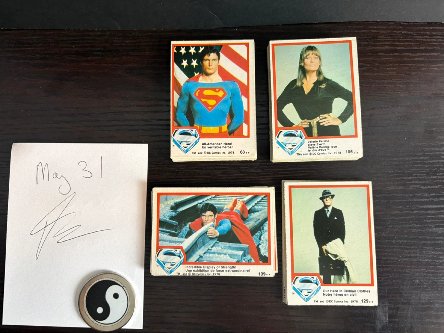 Superman Trading Cards Lot (1978) - photo 3