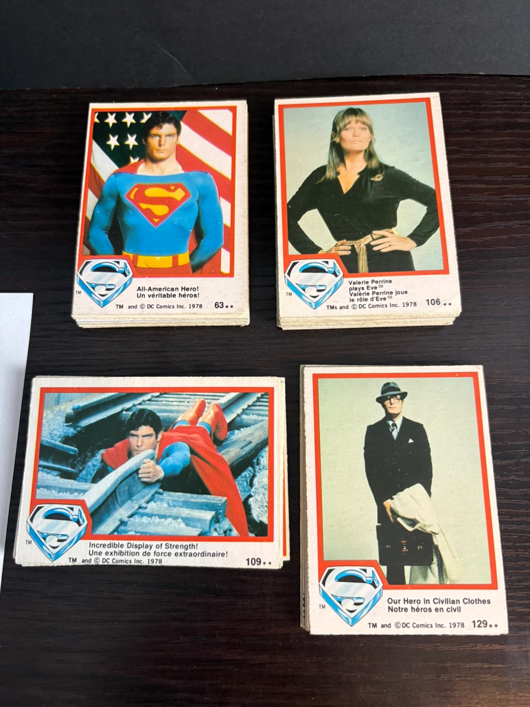 Superman Trading Cards Lot (1978) - photo 2