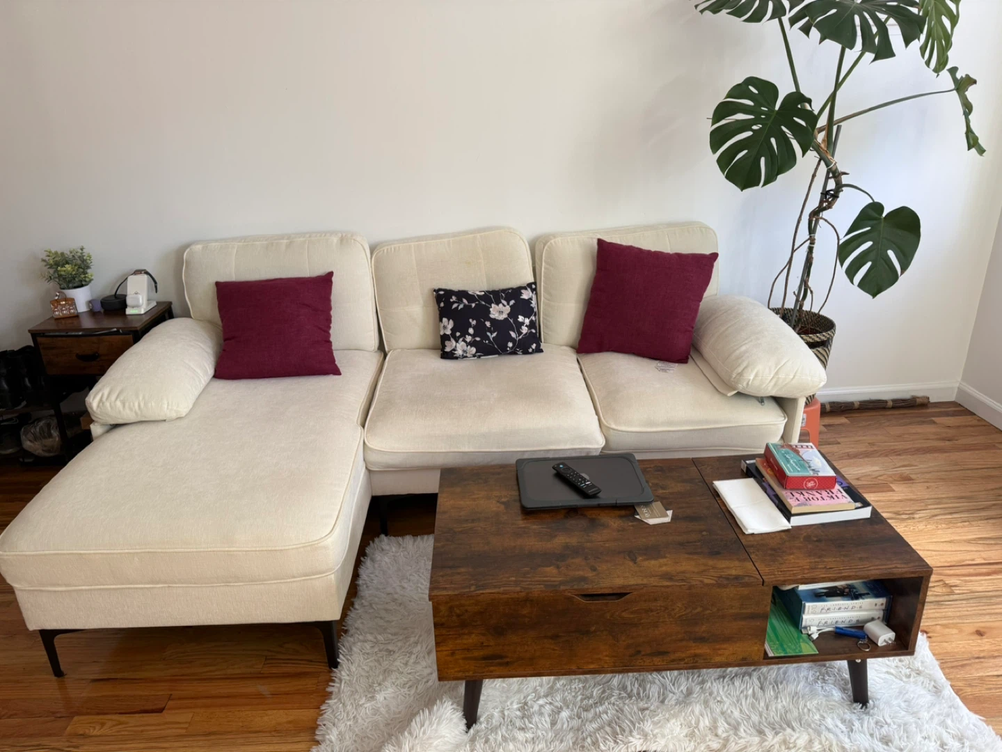 Cream Sectional Sofa