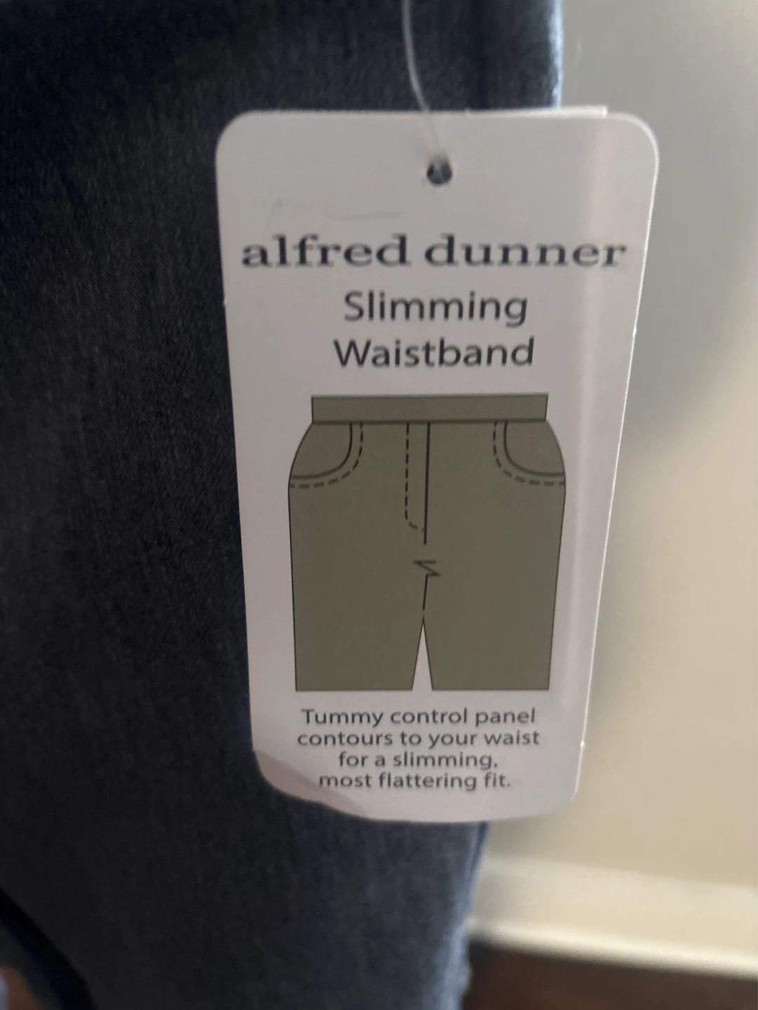 New Alfred Dunner Allure Slimming Waistband Pants - Size 8P - photo 2