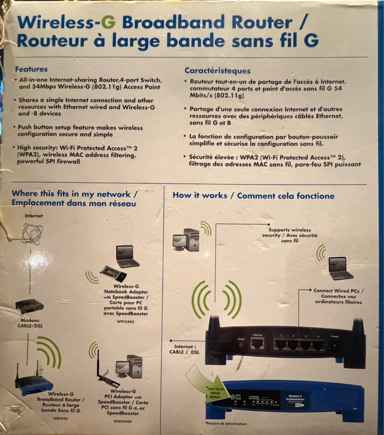 Linksys Wireless-G Broadband Router WRT54G - photo 2