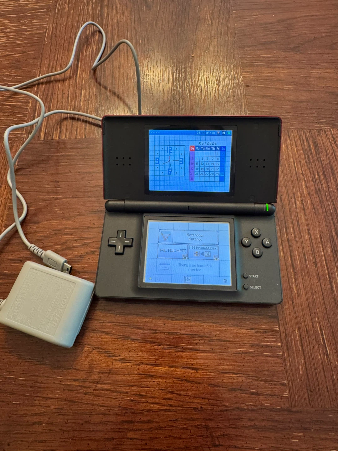 Nintendo DS Lite Red with game