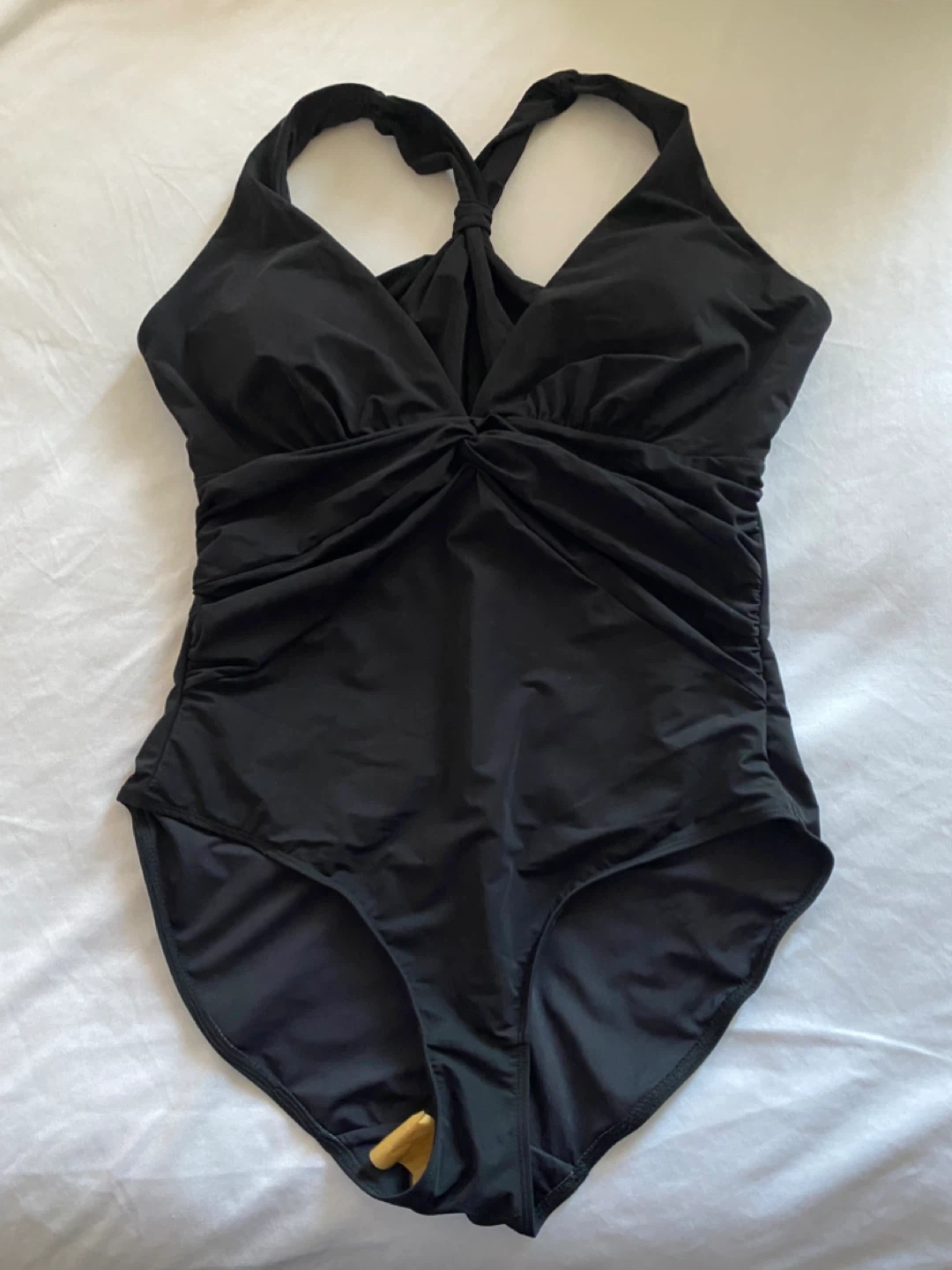 Black One-Piece Swimsuit XL