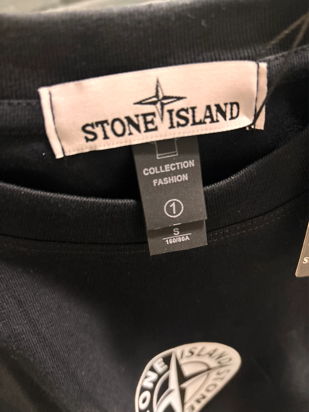 Stone Island T-Shirt - Black - Size S - photo 2