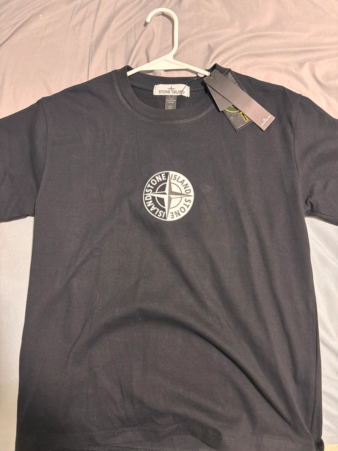 Stone Island T-Shirt - Black - Size S