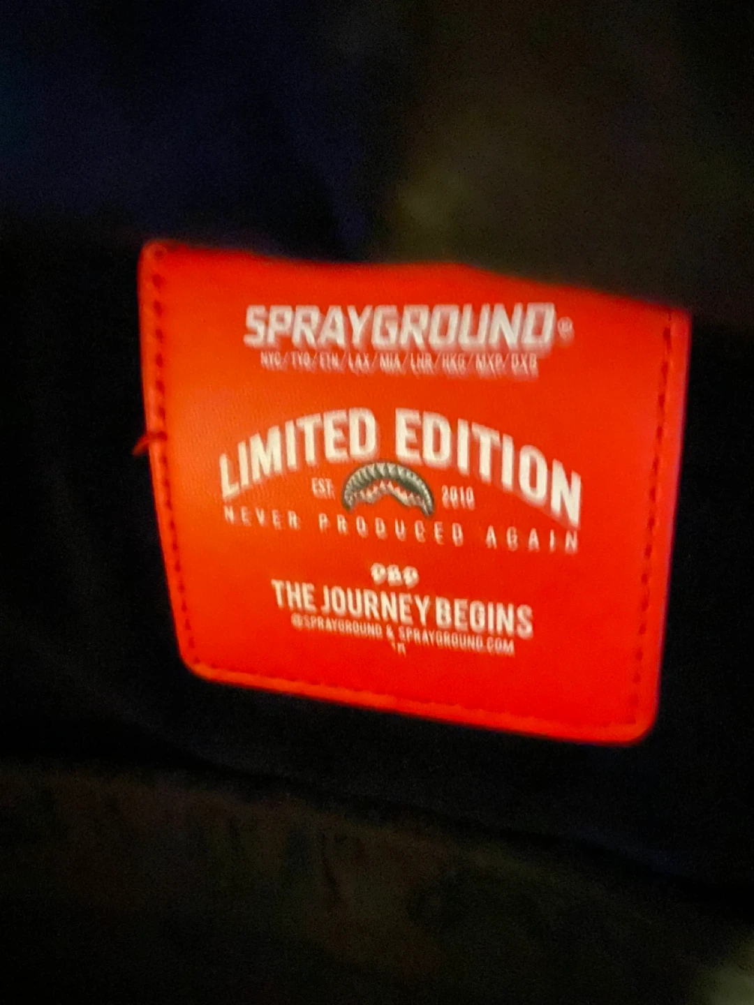 Sprayground "Never Produced Again" Limited Edition Backpack - photo 4