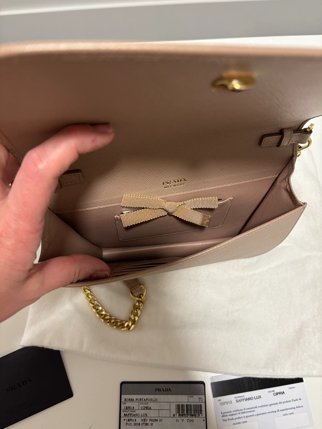 Prada Saffiano Lux Leather Crossbody Bag - photo 4
