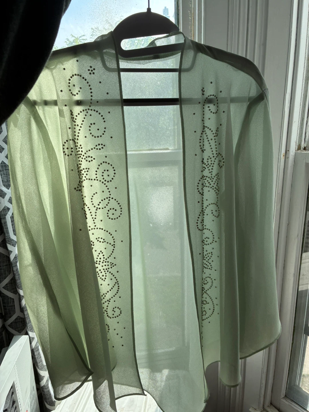 Light Green Beaded Dress with Matching Bolero - photo 5