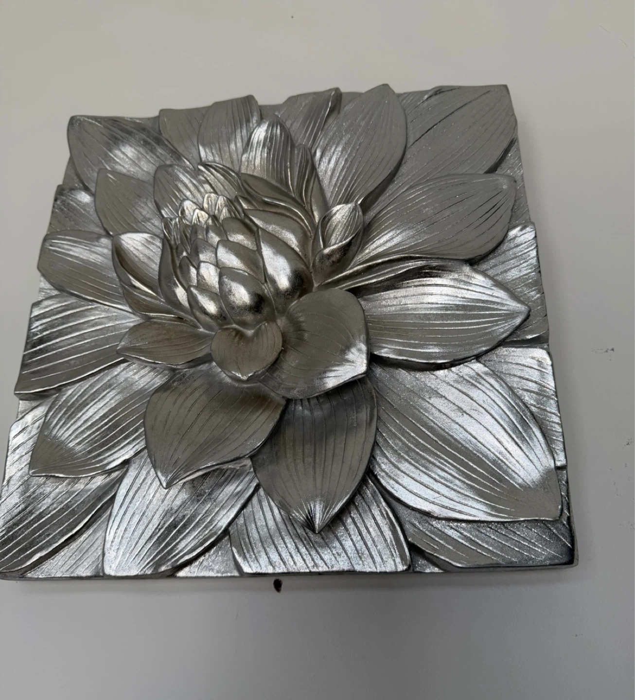Silver Floral Wall Art - photo 2