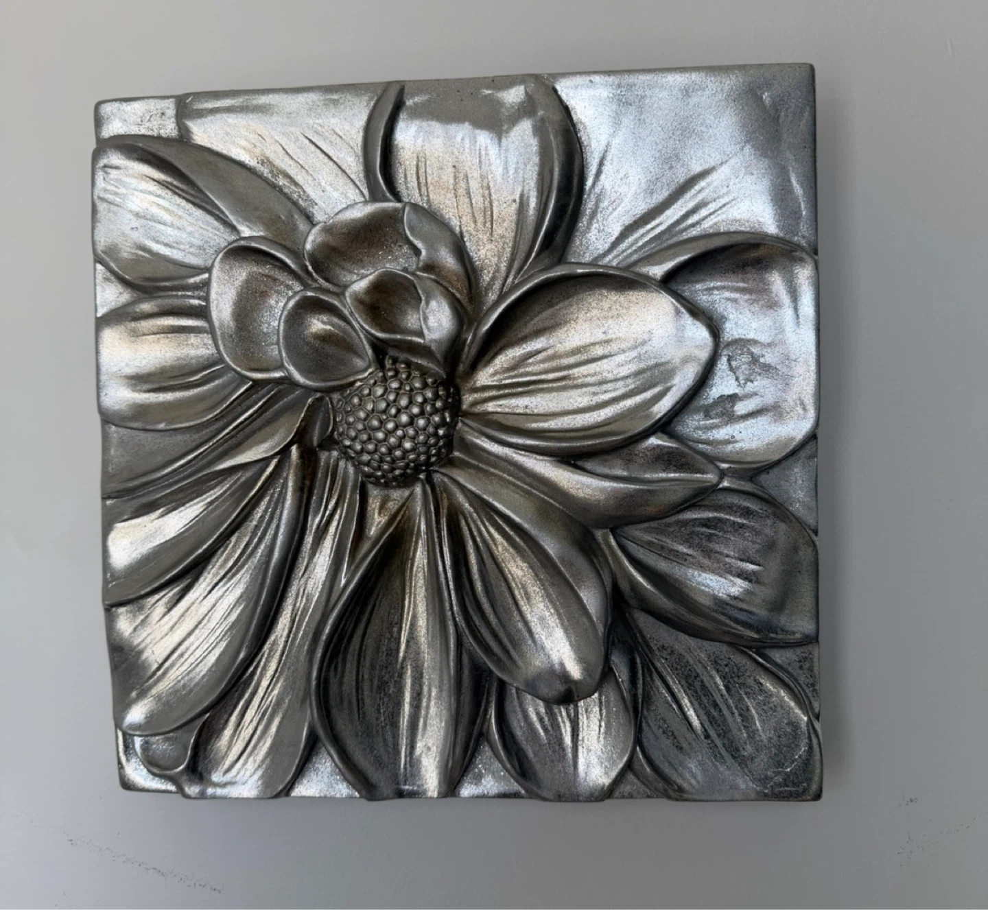 Silver Floral Wall Art - photo 3