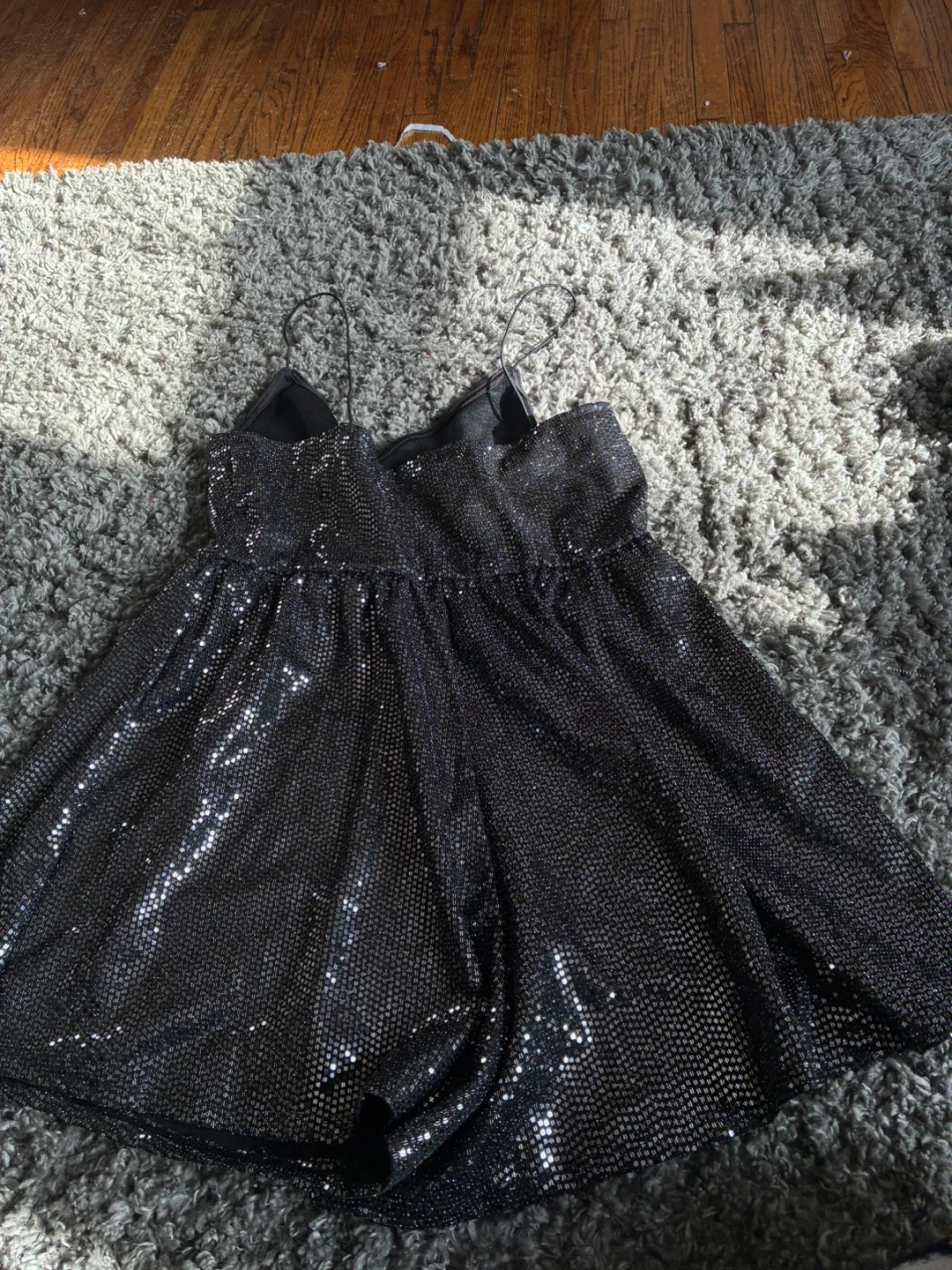 Black Sequin jumper (NOT a dress) - photo 4