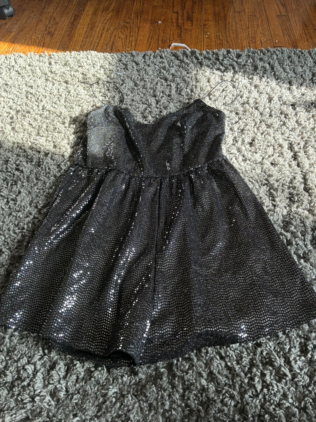 Black Sequin jumper (NOT a dress)