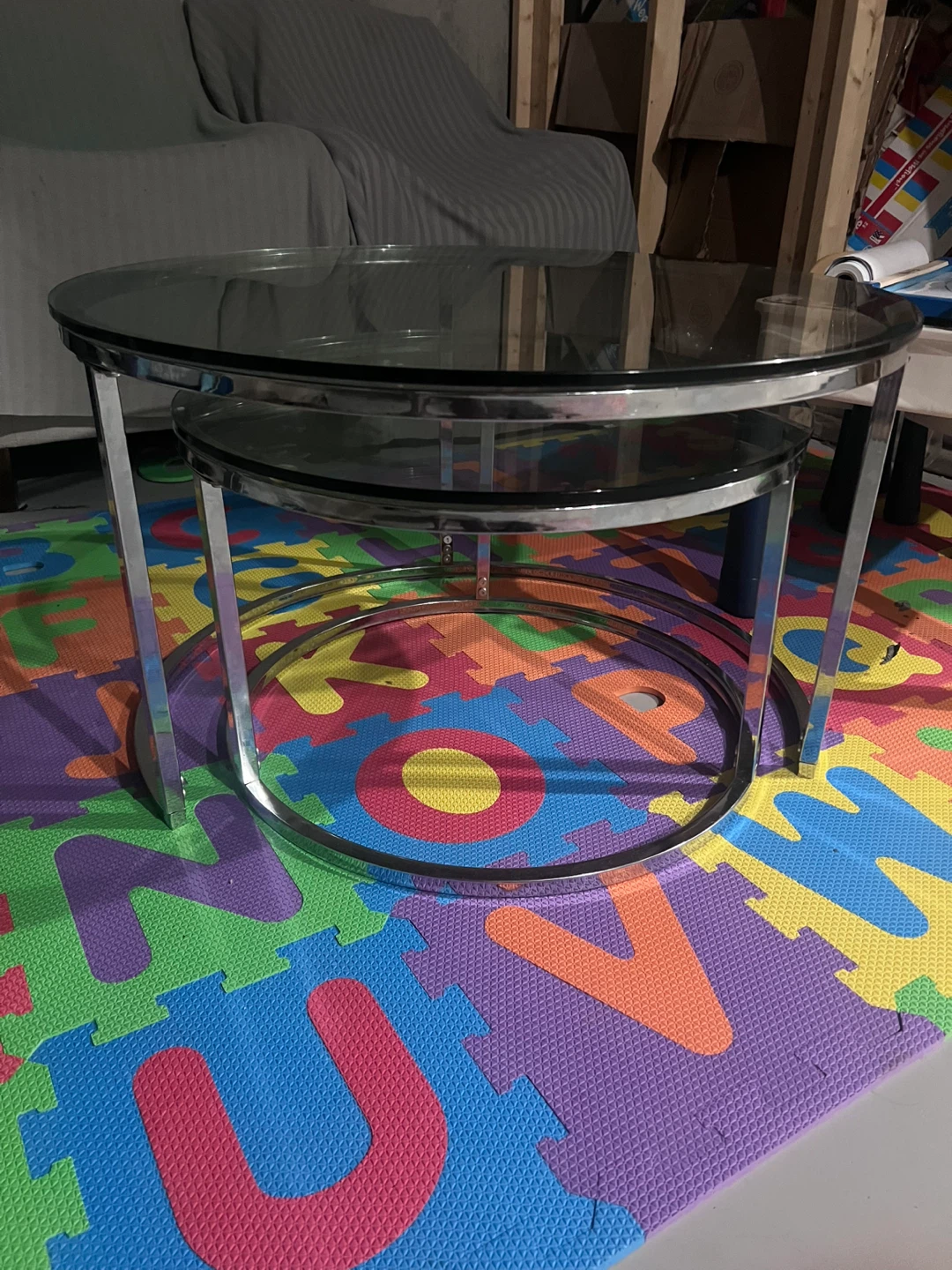 Glass Nesting Coffee Tables - photo 2
